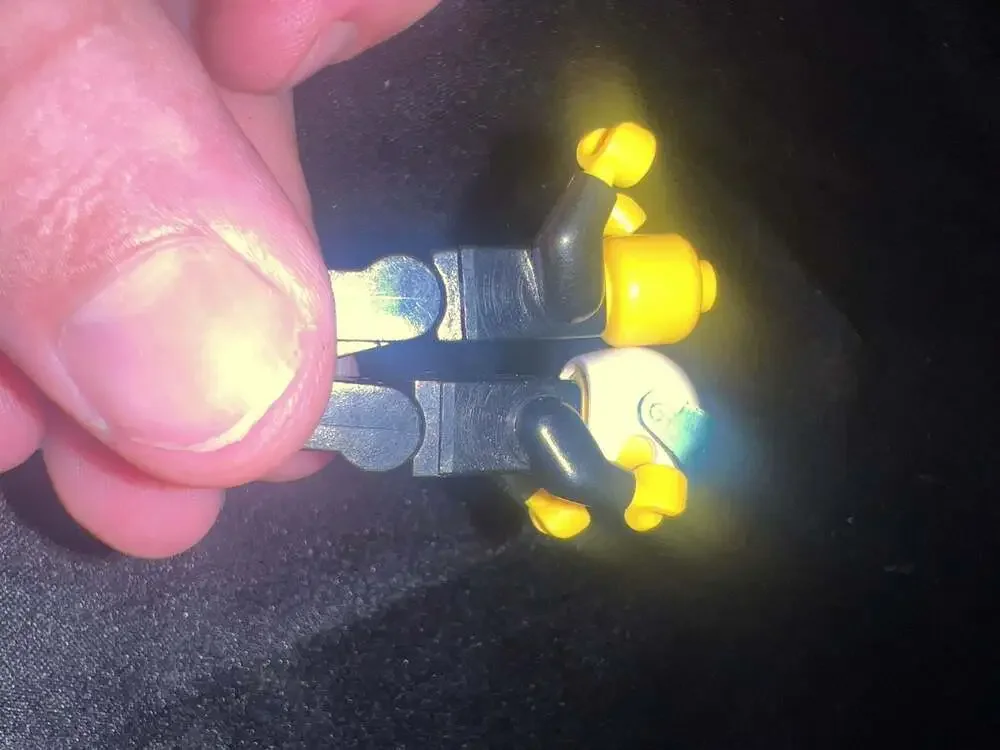 Vintage LEGO Town Firefighter Minifigures - Lot of 2